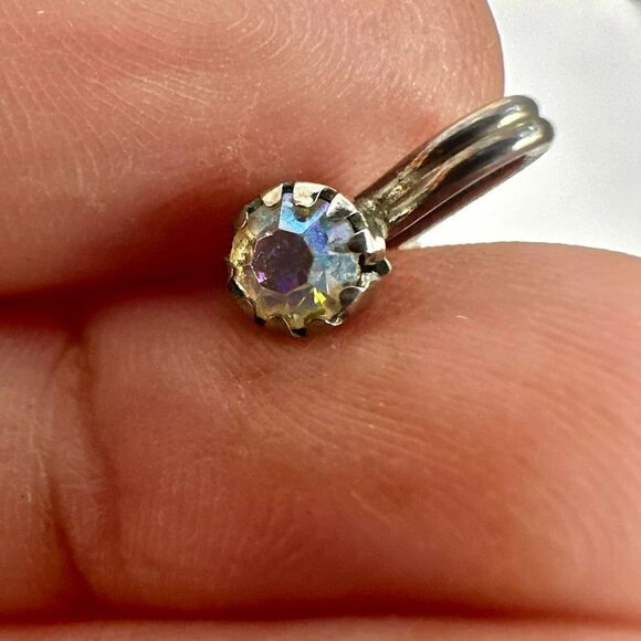 Aurora Borealis vintage choker necklace - Picture 11 of 11